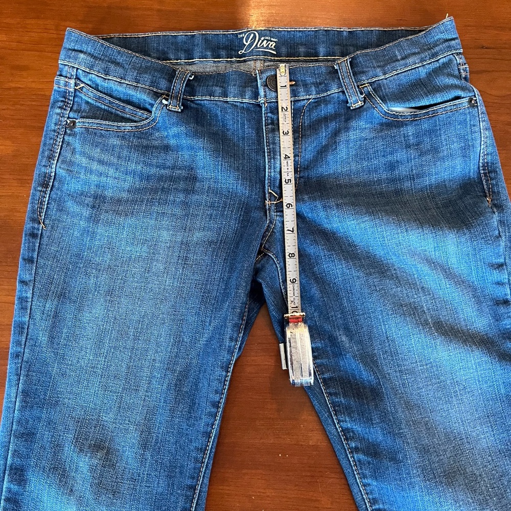 Old Navy The Diva Jeans Medium Blue Wash Women’s Sz 8 - Picture 9 of 11